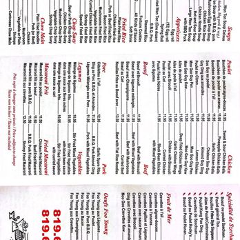 Ming's - a menu for a chinese restaurant - Chinese Near Me - Gatineau, Quebec Ming's - a menu for a chinese restaurant - Chinese Near Me - Gatineau, Quebec
