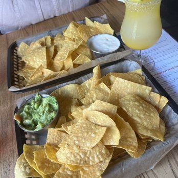 Taquerio - Guac & queso with mango margarita - Tacos Near Me - Mystic, Connecticut Taquerio - Guac & queso with mango margarita - Tacos Near Me - Mystic, Connecticut