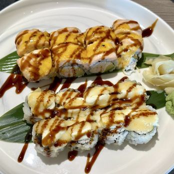 Sakura Ya - S23.Salmon Lover Baked Roll S25.Hollywood Baked Roll - Japanese Near Me - Las Vegas, Nevada