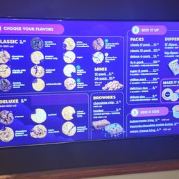 Dessert Menu