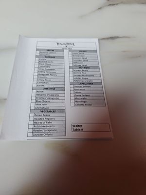 Menu photo 6 Texas de Brazil - Addison Addison, TX