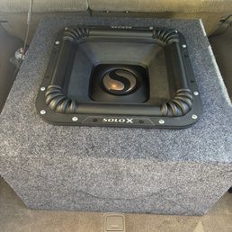 Custom box for an 18inch subwoofer Custom box for an 18inch subwoofer