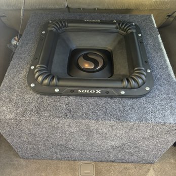 HD Car Stereo - Custom box for an 18inch subwoofer - Car Stereo Installation Near Me - Hawthorne, California HD Car Stereo - Custom box for an 18inch subwoofer - Car Stereo Installation Near Me - Hawthorne, California