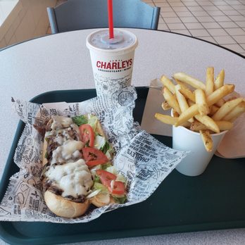 Charleys Cheesesteaks - Philly  Cheesesteak regular combo. - Sandwiches Near Me - Tracy, California