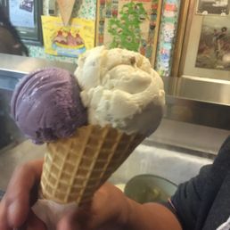 Ube with toasted almond