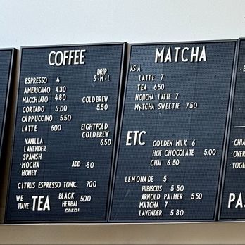 Eightfold Coffee - Menu - Coffee & Tea Near Me - Los Angeles, California