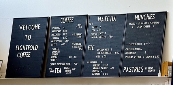 Menu photo 4 Eightfold Coffee Los Angeles, CA