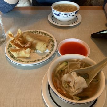 Overseas 101 - Wonton and Egg drop soup - included in the meal. - Chinese Near Me - Colorado Springs, Colorado