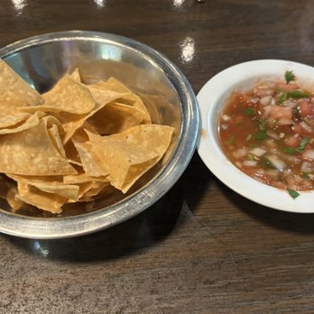 Casa Flor - Complimentary chips & salsa (pico de gallo style) - Mexican Near Me - La Puente, California