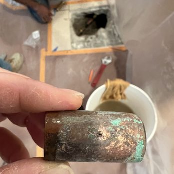 Sherlock Leak Detection - As predicted, a small rupture - Plumbing Near Me