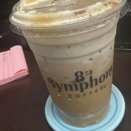 Biscoff cookies latte