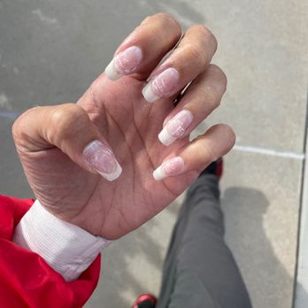 World Nails & Spa - The better hand, over HALF the length was CHOPPED off brutally & this is what I was left with. - Nail Salons Near Me - Chula Vista, California World Nails & Spa - The better hand, over HALF the length was CHOPPED off brutally & this is what I was left with. - Nail Salons Near Me - Chula Vista, California