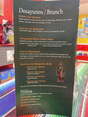 Menu photo 7 Chilangos Mexican Grill Plantation, FL