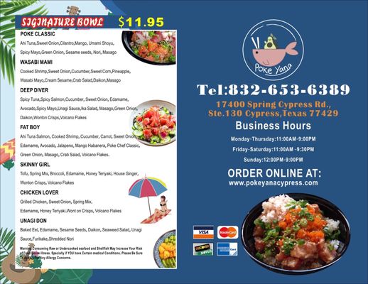Menu photo 4 Poke Yana Cypress, TX