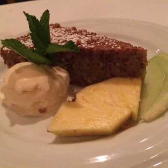 Molos - Honey and Fig Cake with Fig Gelato - Greek Near Me - Weehawken, New Jersey Molos - Honey and Fig Cake with Fig Gelato - Greek Near Me - Weehawken, New Jersey