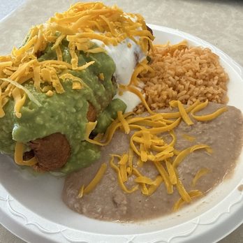 Albertos - Biggest chimichanga ever!! - Mexican Near Me - Ririe, Idaho Albertos - Biggest chimichanga ever!! - Mexican Near Me - Ririe, Idaho
