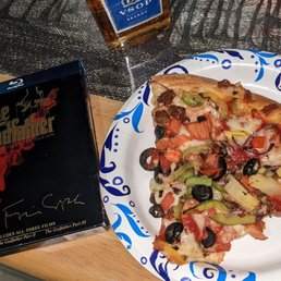 VEGETARIAN pizza with Half Pineapple & half Sausage. VEGETARIAN pizza with Half Pineapple & half Sausage.