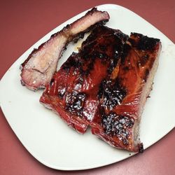 Tahiti Restaurant and Cocktail Lounge - Spareribs: nice char but dry reheat
