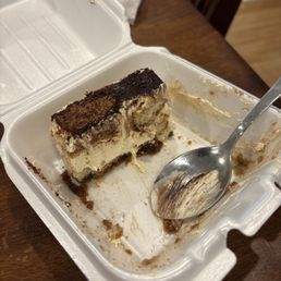 tiramisu was really good. I will get it again. tiramisu was really good. I will get it again.