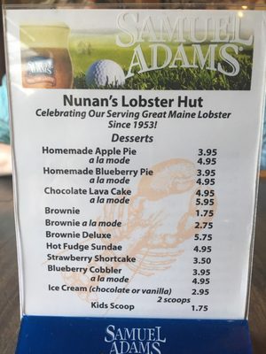 Menu photo 2 Nunan's Lobster Hut Kennebunkport, ME Menu photo 2 Nunan's Lobster Hut Kennebunkport, ME