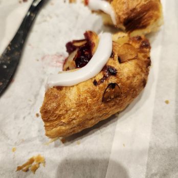 Ole & Steen - What's left of a raspberry spandauer - it's yummy - Bakeries Near Me - New York, New York
