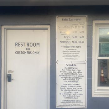 North Ferry - Rest room and rates - Ferries Near Me - Shelter Island Heights, New York North Ferry - Rest room and rates - Ferries Near Me - Shelter Island Heights, New York