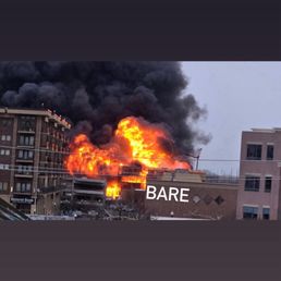 Bare cabaret. Place is lit