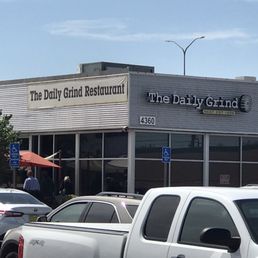 A view from the parking lot of The Daily Grind. A view from the parking lot of The Daily Grind.