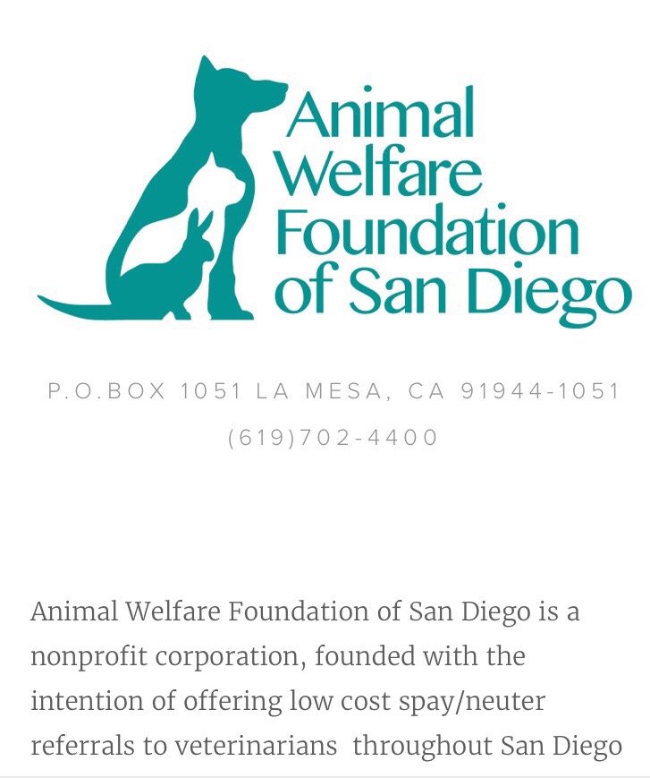 Animal Welfare Foundation - social services organization in La Mesa, CA