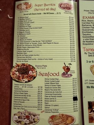 Menu photo 6 Los Sanchez Restaurant Garden Grove, CA