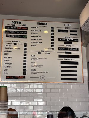 Menu photo 6 Souvenir Coffee Albany, CA