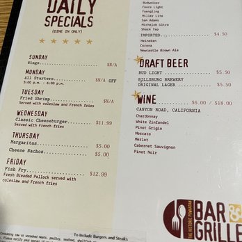 Powhatan Grille - Updated Menu- 5/2022 - American Near Me - Williamsburg, Virginia