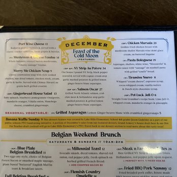 The Unicorn Tavern - December features - Belgian Near Me - Grand Haven, Michigan
