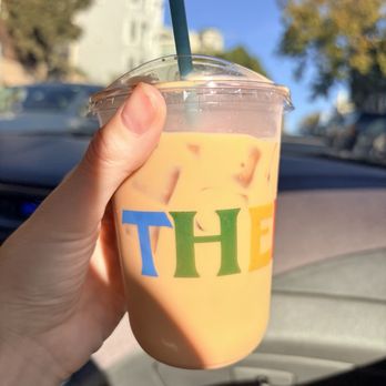 Out There Coffee Roasters - iced oat milk latte with pistachio syrup - Coffee & Tea Near Me - San Francisco, California Out There Coffee Roasters - iced oat milk latte with pistachio syrup - Coffee & Tea Near Me - San Francisco, California