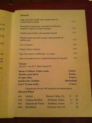 Menu photo 3 Boucher Graceville, QLD