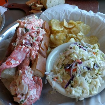 Sam's Chowder House - I ordered the highly famous lobster roll. - Seafood Near Me - Half Moon Bay, California Sam's Chowder House - I ordered the highly famous lobster roll. - Seafood Near Me - Half Moon Bay, California