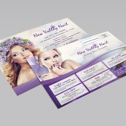 AM Design Studio - EDDM (Everydoor direct mail) Designed & Printed by AM Studio EDDM Design for Nails & Spa Businesses