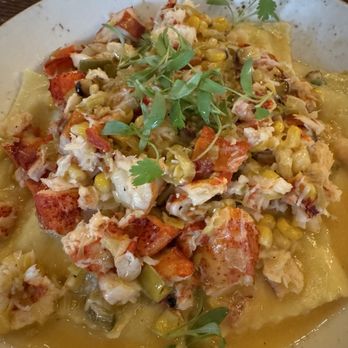 Tavern & Table - Sweet corn and leek ravioli - New American Near Me - Mt. Pleasant, South Carolina