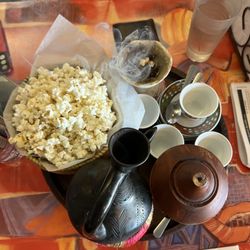 Habesha Ethiopian Restaurant And Bar - Ethiopean coffee and popcorn!
