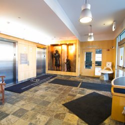 IWS Family Health - Clinic main entrance- view from dental office doors.