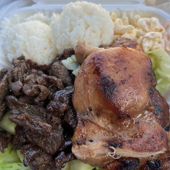 Ono Hawaiian BBQ - Chicken & Beef Combo. - Barbeque Near Me - Temple City, California