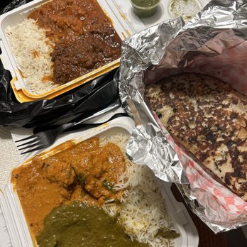 Curry zone - Butter chicken, Goat Biryani(Bone in), Garlic Naan - Indian Near Me - Valley Village, California