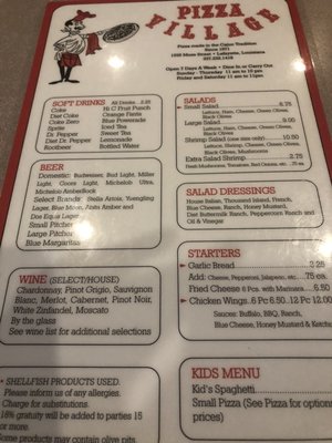 Menu photo 5 Pizza Village Lafayette, LA Menu photo 5 Pizza Village Lafayette, LA