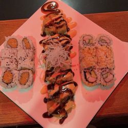 Fuji Steak House - Spicy tuna, Firecracker, and California rolls
