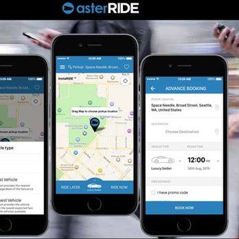 AsterRIDE - asterRIDE's passenger app - Named as top 7 travels apps to have on your smartphone by Amadeus and as top 100 Brilliant Companies. - Town Car Service Near Me