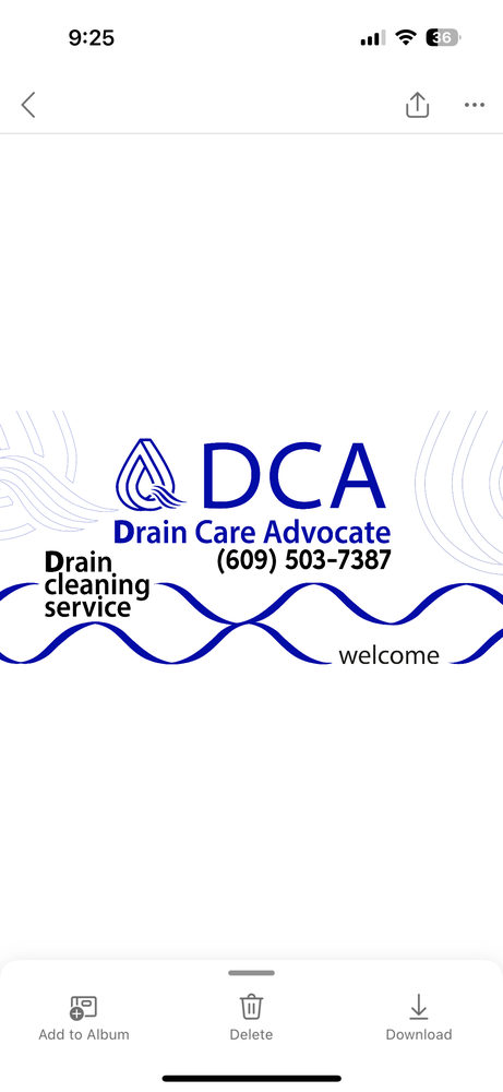 Slide of Drain Care Advocate