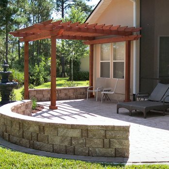 Randy & Ray's - Custom patio, sitting walls & pergola by Randy & Ray's LLC - Patio Coverings Near Me Randy & Ray's - Custom patio, sitting walls & pergola by Randy & Ray's LLC - Patio Coverings Near Me