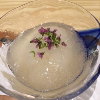 Zen Japanese Restaurant - Shiso sorbet with shiso flowers. My most favourite food ever. So good! - Japanese Near Me - Markham, Ontario Zen Japanese Restaurant - Shiso sorbet with shiso flowers. My most favourite food ever. So good! - Japanese Near Me - Markham, Ontario