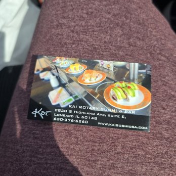 Kai Sushi - Conveyor Belt Sushi Near Me - Lombard, Illinois Kai Sushi - Conveyor Belt Sushi Near Me - Lombard, Illinois