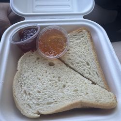 Toast (butter in middle)